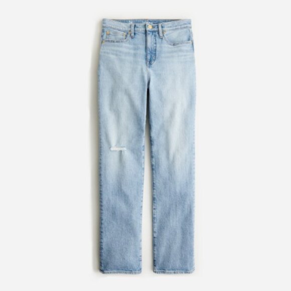 J. Crew Classic High Rise Straight Jean in Tompkin Wash Size 34 - Picture 2 of 12